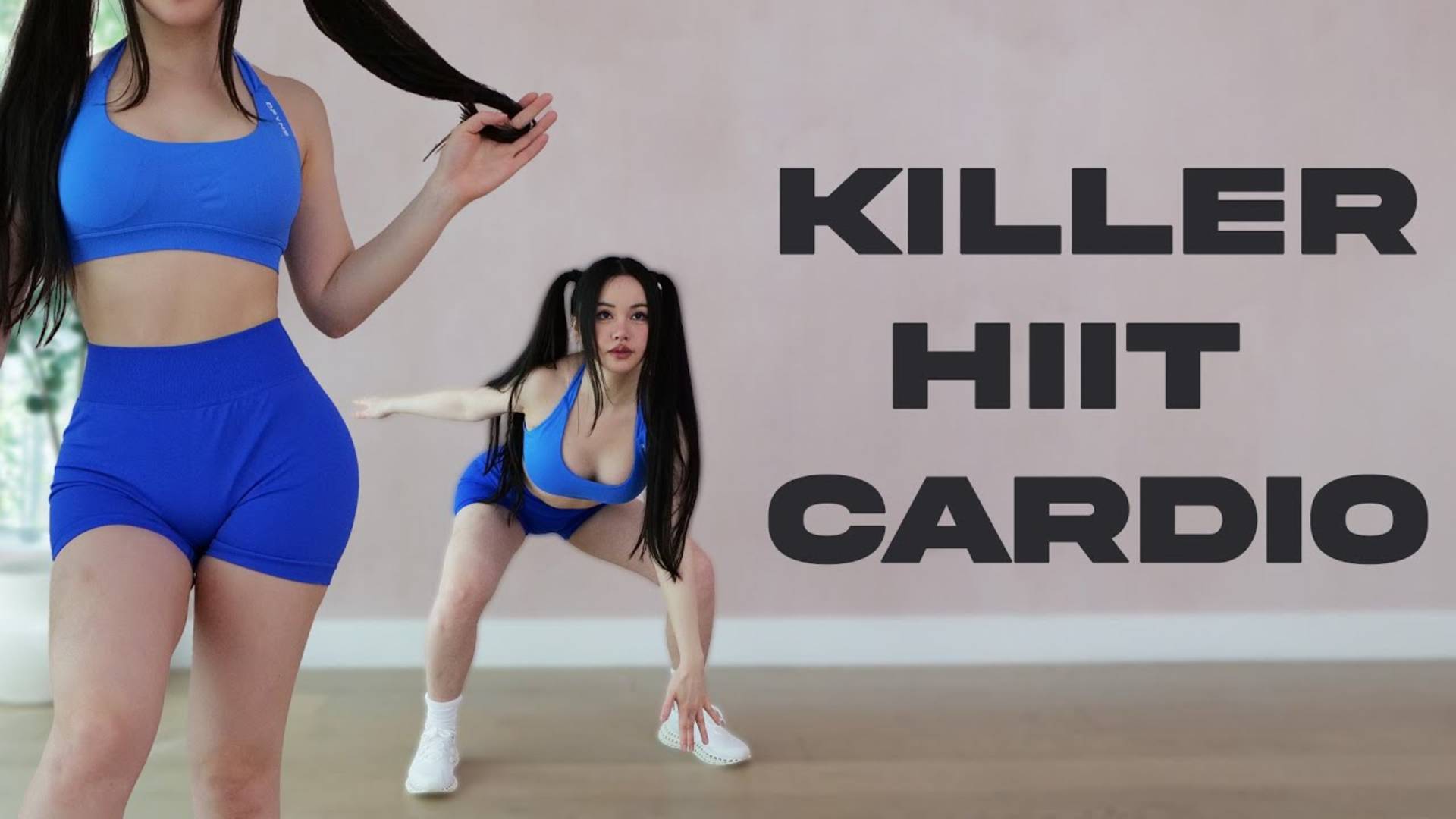 Killer HIIT Cardio Workout to Burn Fat & Calories - 25 Min No Equipment