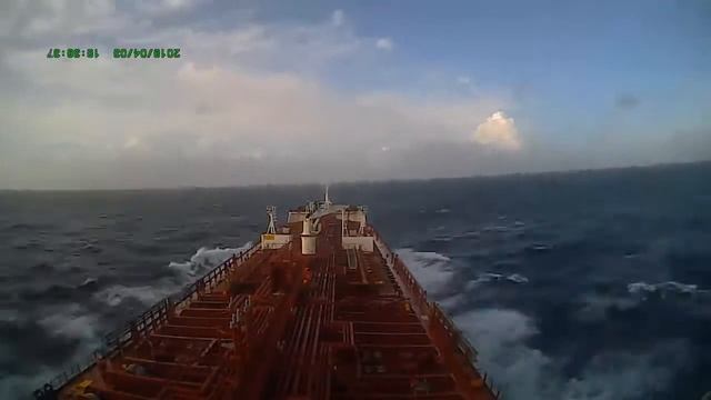 2018.04.03 - Stormy weather in Biscay Gulf