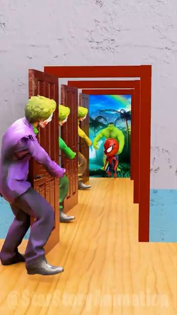 The_Joker_s_Open_the_Door_Red_Spidey___Hulk_#gta(360p)