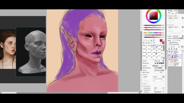 Рисую в Sai
