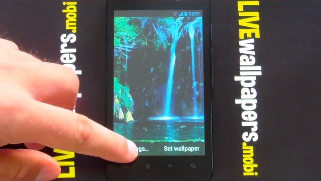 Waterfall live wallpaper