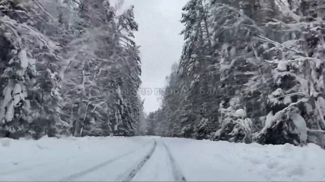 Зимняя Дорога от Рылово до Бурцево. Конец январского месяца. Балахна.29.01.2022