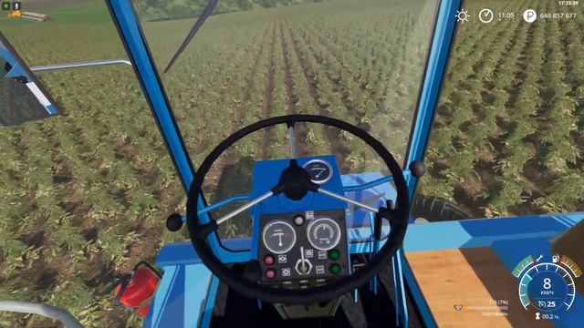 Farming Simulator 19  обзор на универсальный картофельный комбайн  ФОРТШРИТ КС6Б