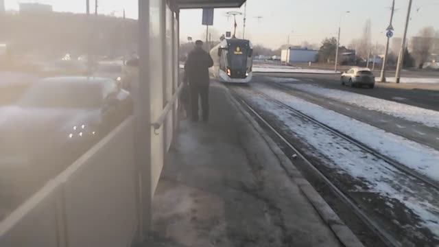 Поездка На Трамвае №6 Из Депо На Витязе-М №31457 (Улица Кулакова–Братцево) Москва 26.02.2025