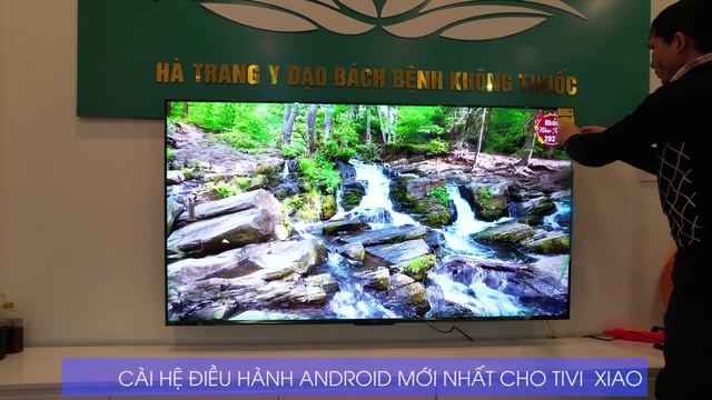 Lắp tivi xiaomi A Pro 65 inches cho phòng khám bệnh, địa chỉ Ngọ Dương