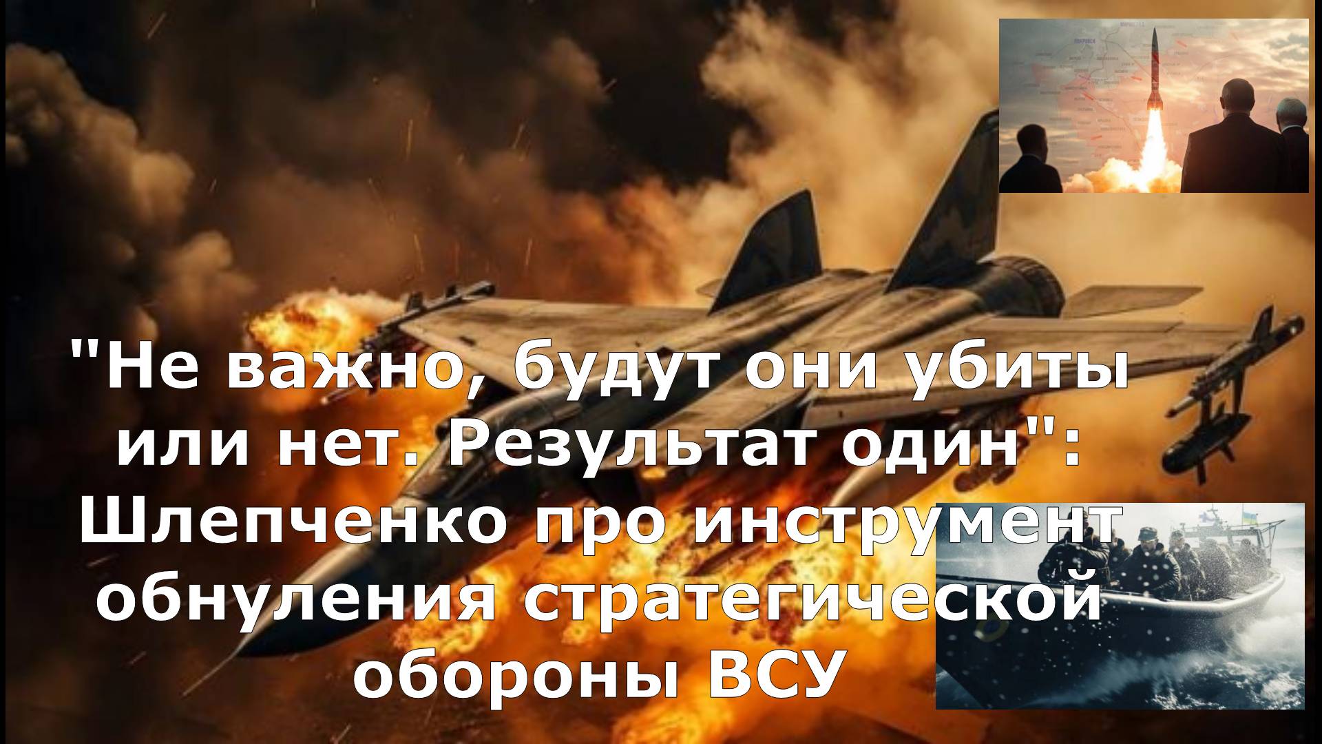 "Не важно, будут они убиты или нет. Результат один": Шлепченко про инструмент обнуления стратегическ