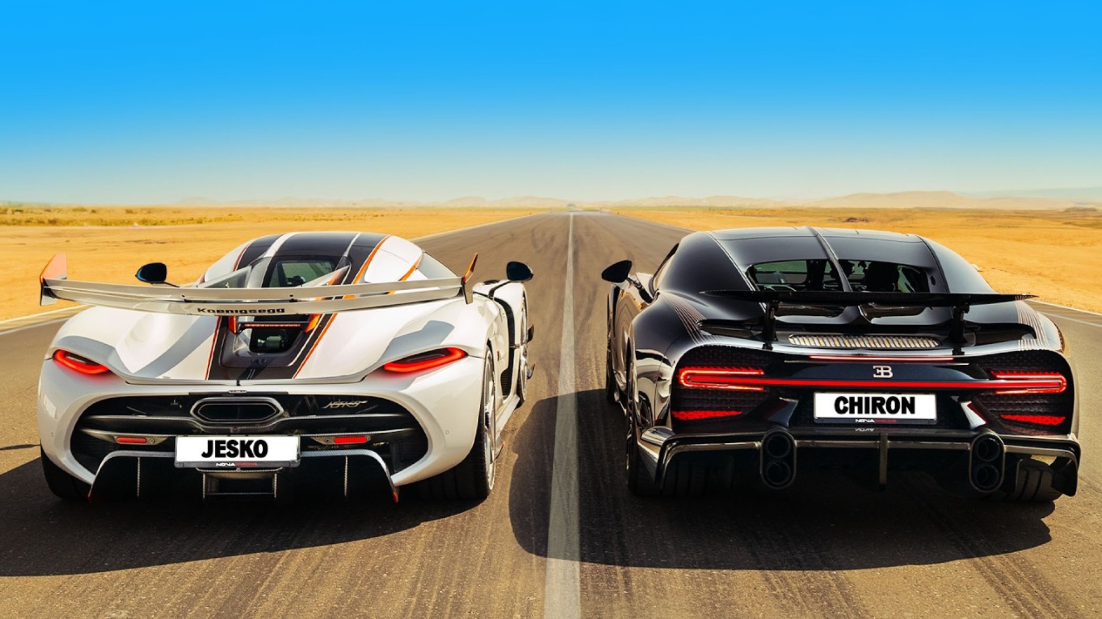 Кто победит в заезде: Koenigsegg Jesko или же Bugatti Chiron Super Sport?