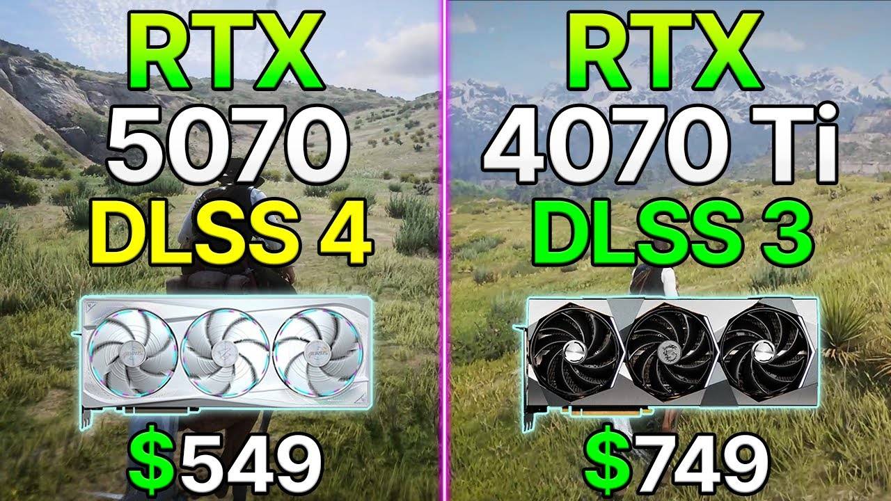 NEW RTX 5070 vs RTX 4070 Ti Тест в 10 играх