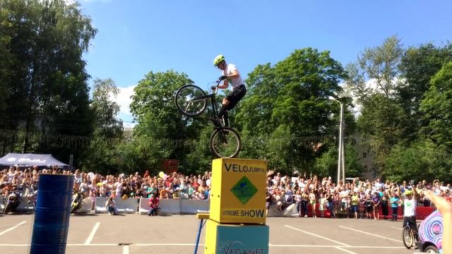 Шоу Velojump. Клин.Сестрорецкий парк 12.08.2017