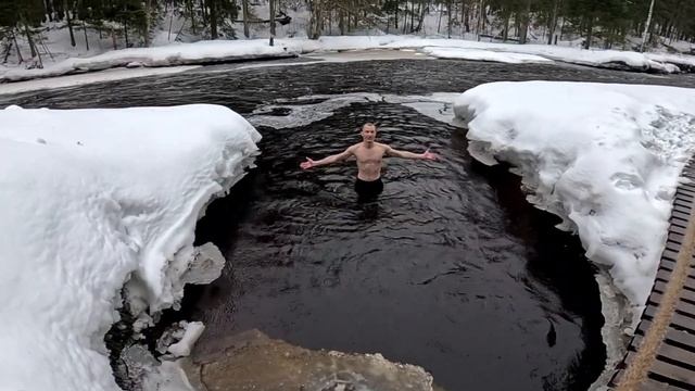 Красивая природа КАРЕЛИИ и водные процедуры в ВОДОПАДЕ 🥰