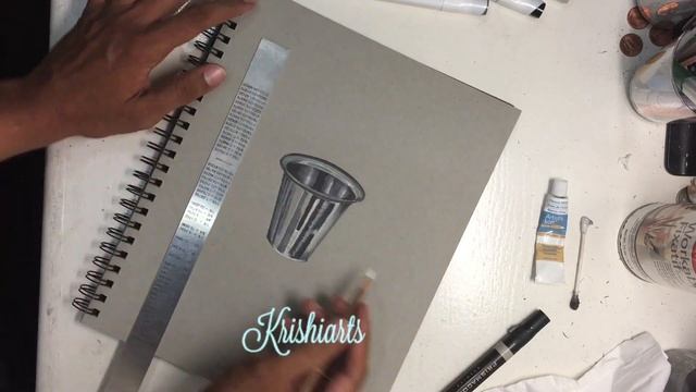 How to draw realistic steel glass