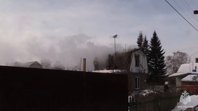 В садовом товариществе Кировского округа горел жилой дом. Пожар на площади в 96 квадратов ликвидиров