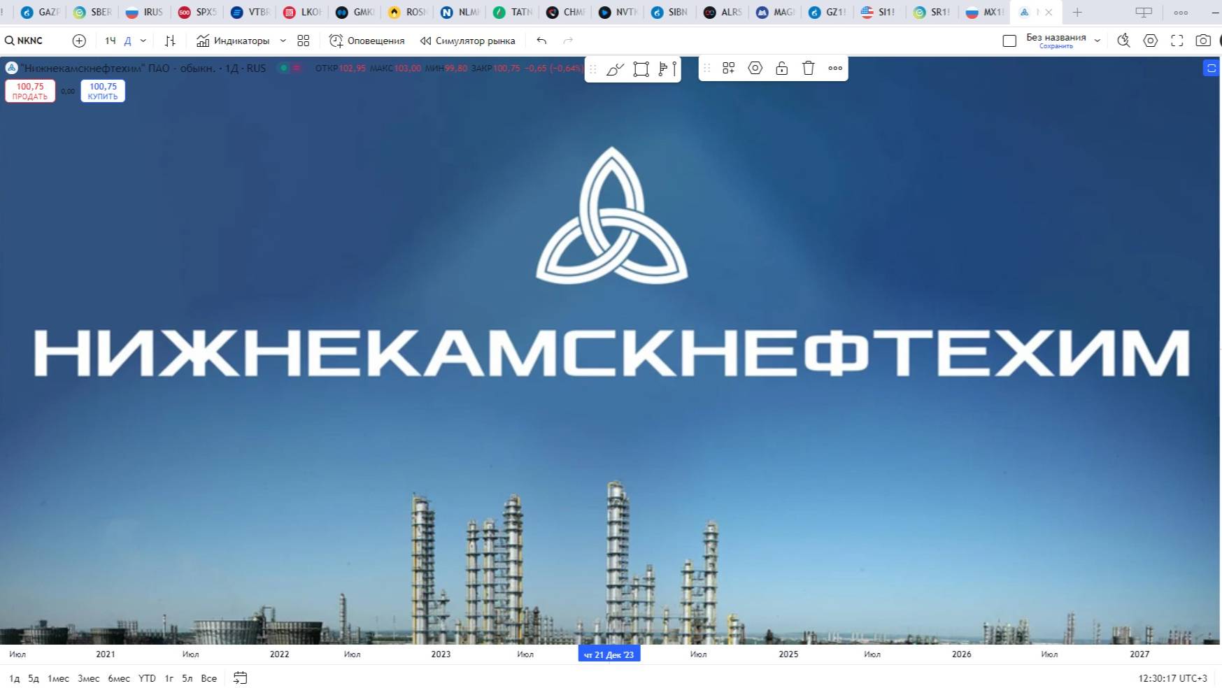 Обзор акции НИЖНЕКАМСКНЕФТЕХИМ.