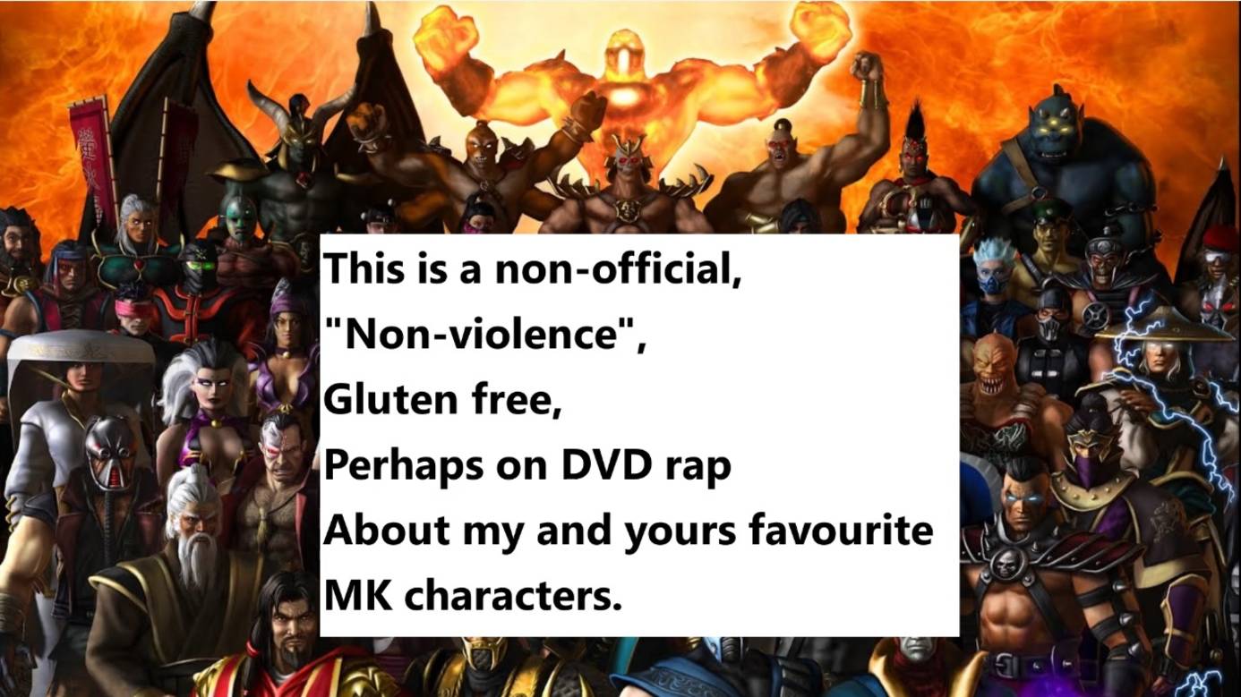 Gangster Rap Diss about MK characters (AI + Real verse) (рэп по МК)