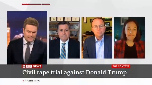 Joseph Moreno Appears on BBC News to Discuss Trump Civil Rape Case (May 8 2023)