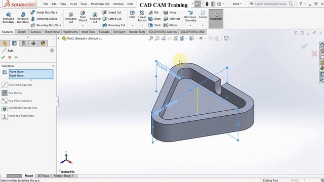 Solidworks Tutorial | Design of Ashtray in Solidworks by CAD CAM Training