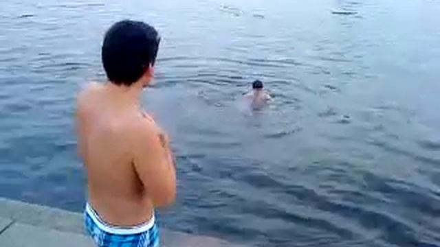 Swimming in the Neva