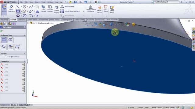 Solidworks - revolve & 3d polyline features