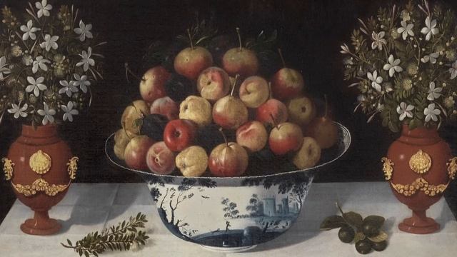 Delftware fruit dish and two flower vases | Portrait of Spain: Masterpieces from the Prado