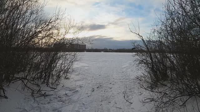 Видеоклип. Ск Полет. Мотокросс на льду