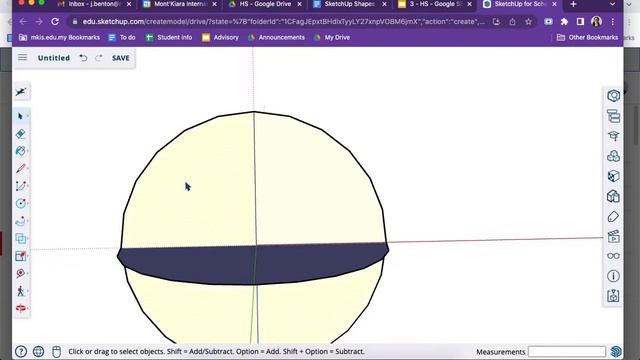 SketchUp - Half Sphere