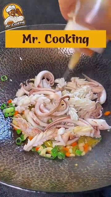 How to Cook Fried Squid With Onion at Home - Mr. Cooking