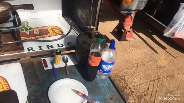video n°28 Una parada en la ruta para preparar el almuerzo 🚛🇦🇷