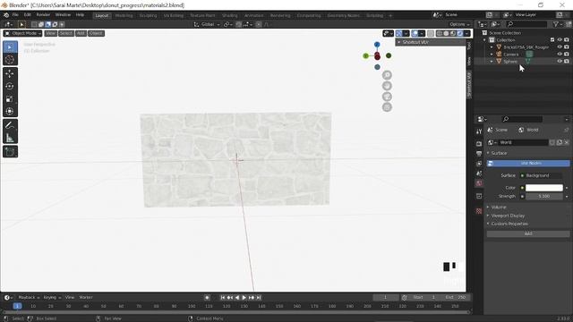 Applying Stone Material On Plane | Day 10| 100 Days of Blender