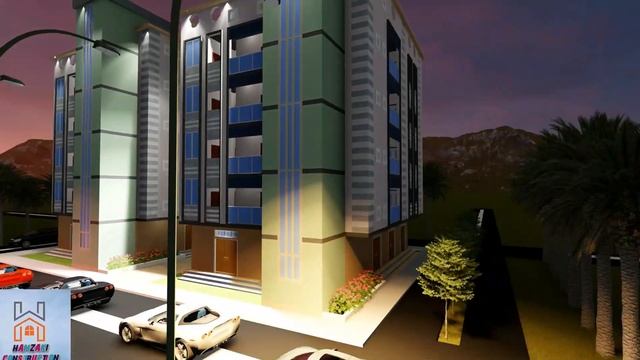 G+5 HOUSE only archicad 24👷♂️ +VIDEO ANIMATION