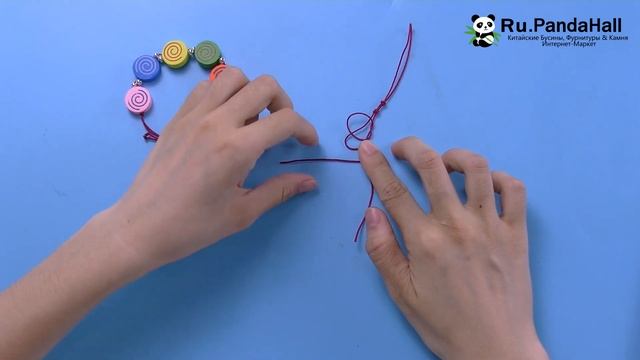 Как сделать плетеную часть браслета