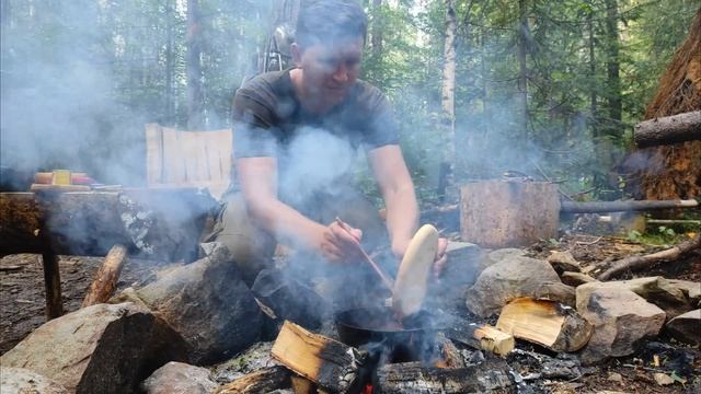 Лесные - живу в землянке с рыжим зверем, вернулся в дом под землей, жизнь в тайге