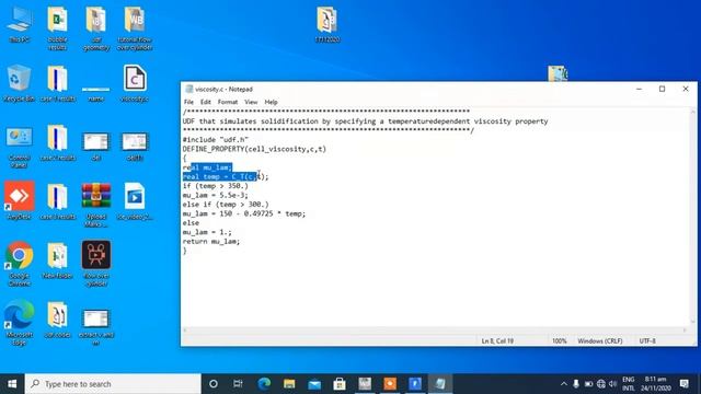 UDF For Thermal conductivity and viscosity | ANSYS QUERY SOLVER