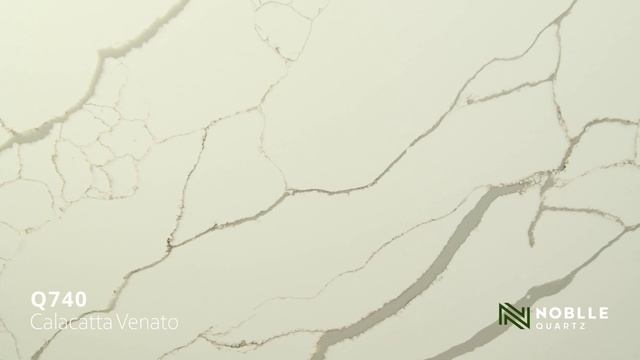 Noblle Quartz Q 740 Calacatta Venato