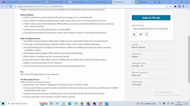 Freelance ANIMATION MODELLING gig with POLLIGON - find out how to get started! / Blender guru