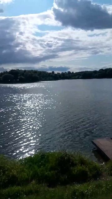 На одном их водохранилищ моего города