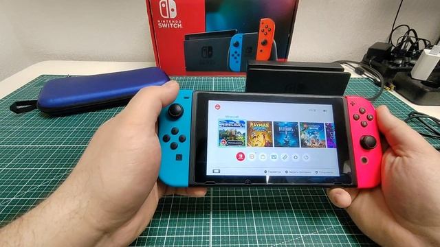 обзор прошитого Nintendo switch с короткой 128 GB