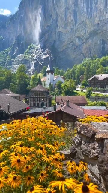 #lauterbrunnen #valley #switzerland #swiss #travel #summer #swissalps #explore #mountain #waterfall