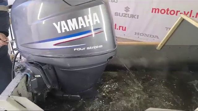 Запуск двигателя Yamaha F30