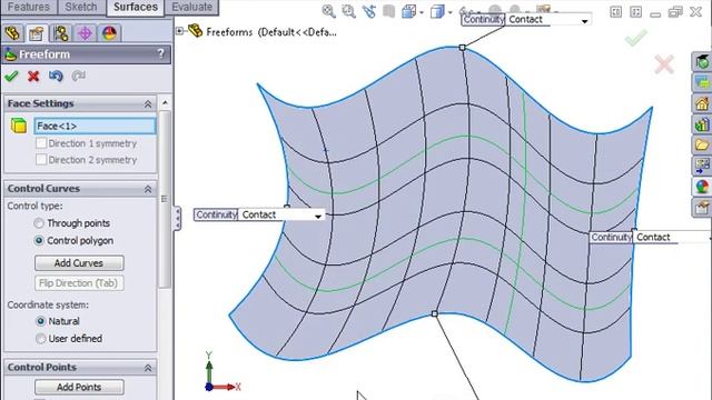 SolidWorks Surfacing 01 Surfacing   20 Freeforms Part B
