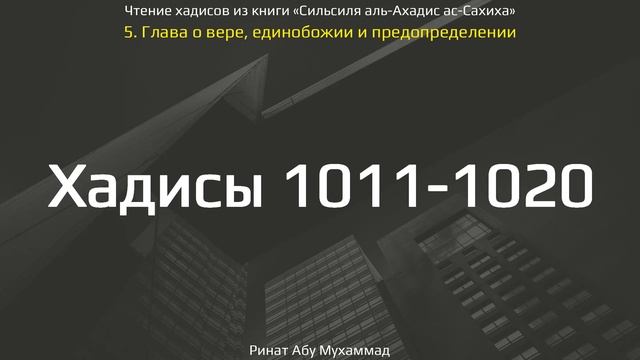 100. Сборник хадисов пророка Мухаммада ﷺ «Cильсиля аль-Ахадис ас-Сахиха» || Ринат Абу Мухаммад