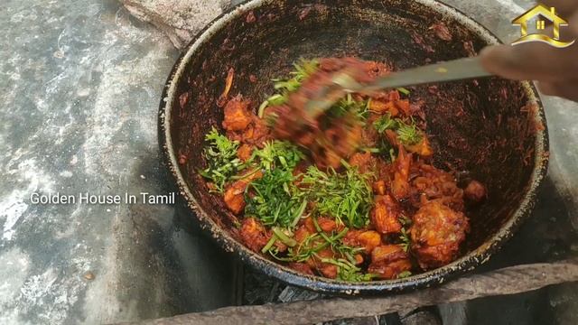 Chicken Fry /Gravy/Pepper Chicken/ Varuttha Soru/Golden House In Tamil