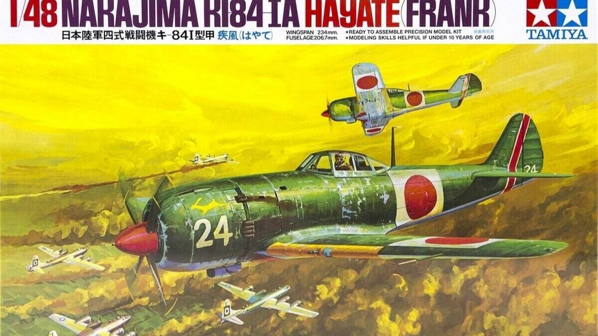 Распаковка Tamiya 1/48 61013 Nakajima Ki-84-Ia Hayate