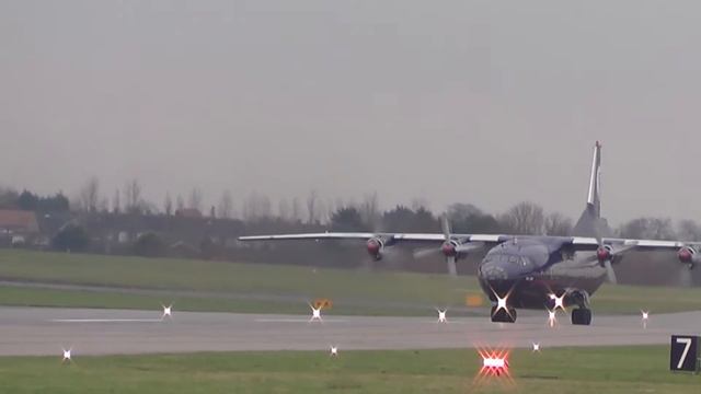 Ukraine Air Alliance Antonov An-12 UR-CZZ@Warton Aerodrome 15/12/15