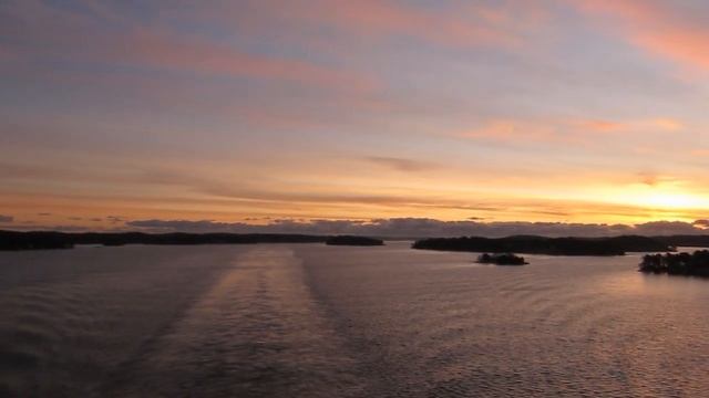 Sunrise at the Baltic Sea, Stockholm