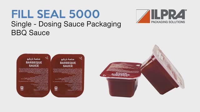 Автоматический запайщик Fill Seal 5000 - фасовка и упаковка соуса BBQ