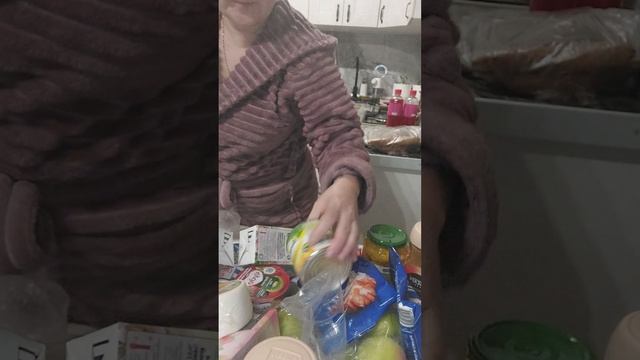 Распаковка продуктов 🙂😊😊