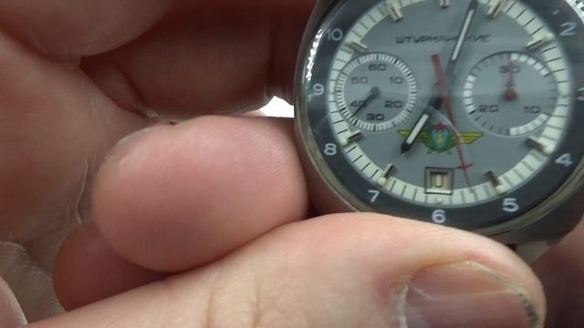 Shturmanskie Vintage USSR Russian Soviet watch Poljot Chronograph 31659 3488