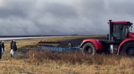 12.11.2024 Трактор Кировец К-742 агрегирован с плугом оборотным полунавесным «PERESVET» ППО 8.35