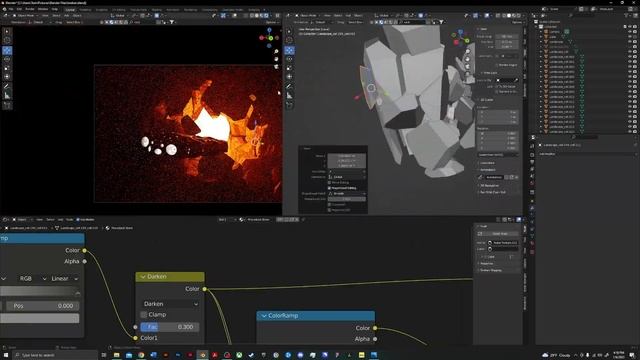 Creating ASTEROIDS with BLENDER - CORE: A Blender Speed Art