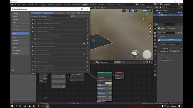 How to add holes in texture in blender